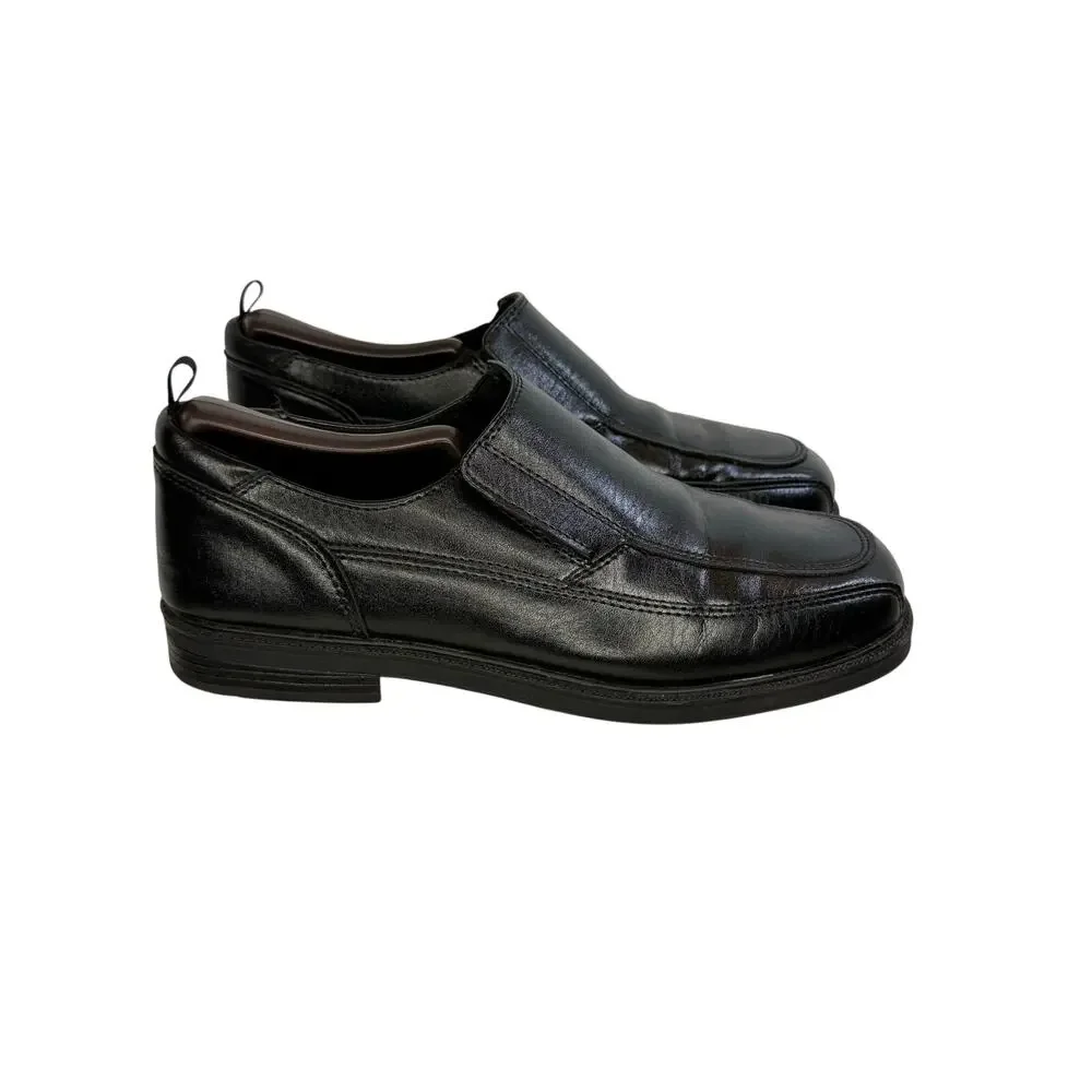 Wonder Nation Kids Slip On Dress Shoes Black Size 6 Church Wedding Communion